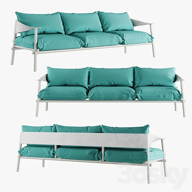 Terramare Three Seats Sofa 3ds Max