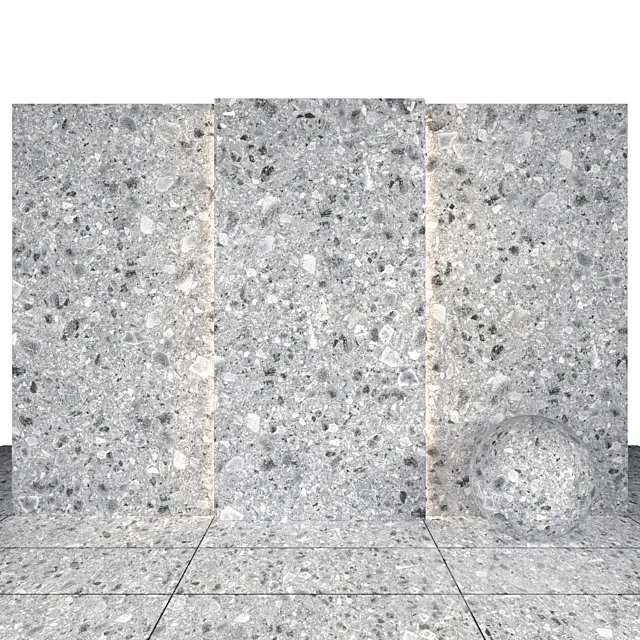 Terrazzo Light Stone 3DS Max Model