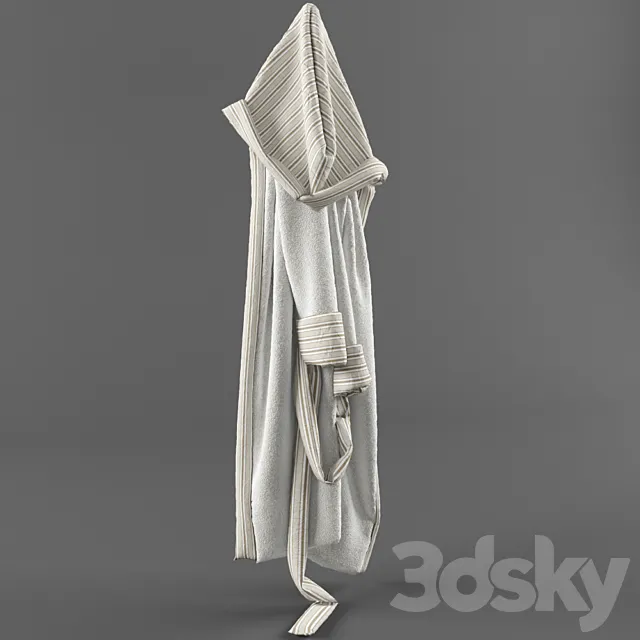 Terry bathrobe 3DSMax File