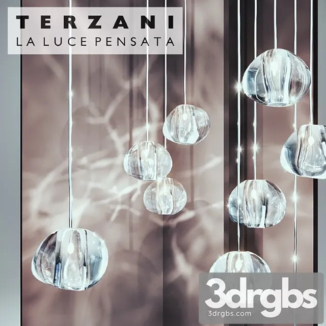 Terzani – mizu pendant light 3dsmax Download