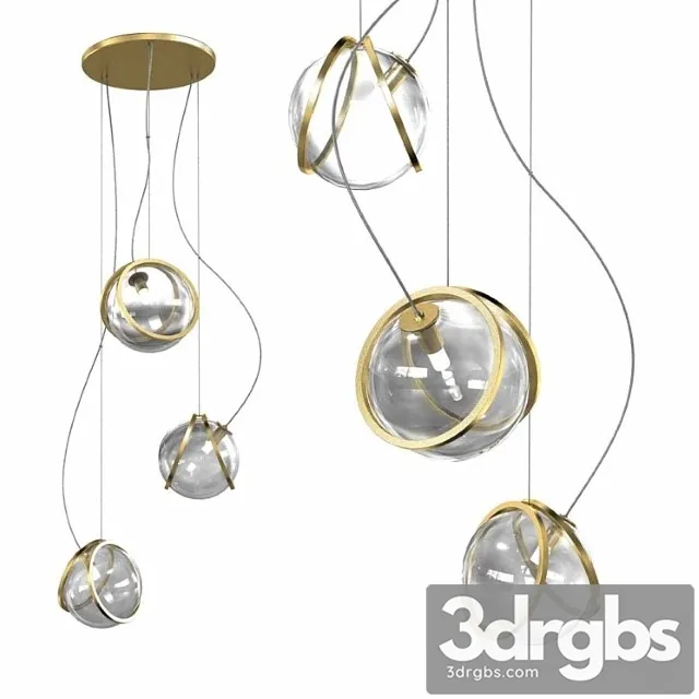 Terzani pug pendant light 3d model 3dsmax Download