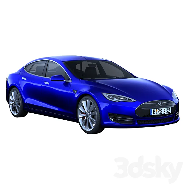 Tesla model S 3DS Max Model