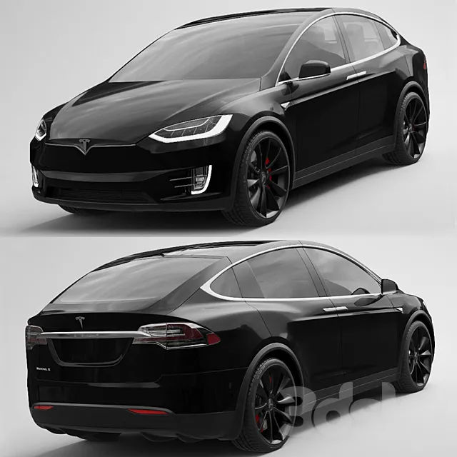 Tesla model x 3DSMax File