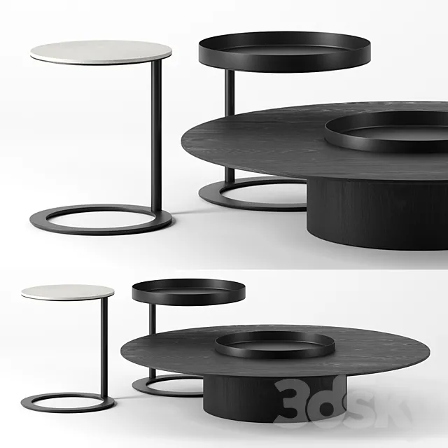 Tethys tables by Living Divani 3DSMax File