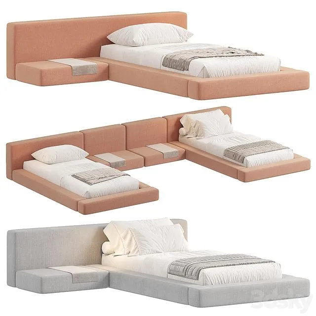 TETRIS Half Bed 3dsMax Model