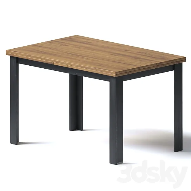 Texas HOFF table 3ds Max