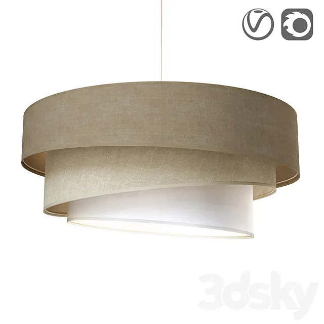 Textile lamp IONOS 3ds Max