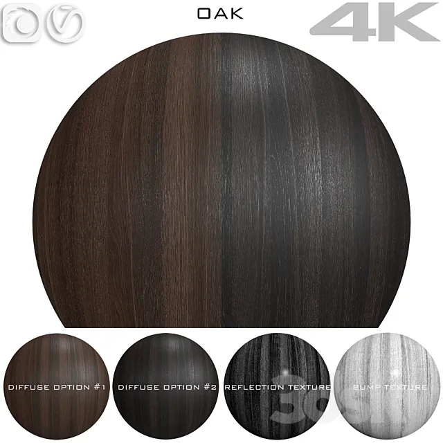 Texture Oak №20 3dsMax Model