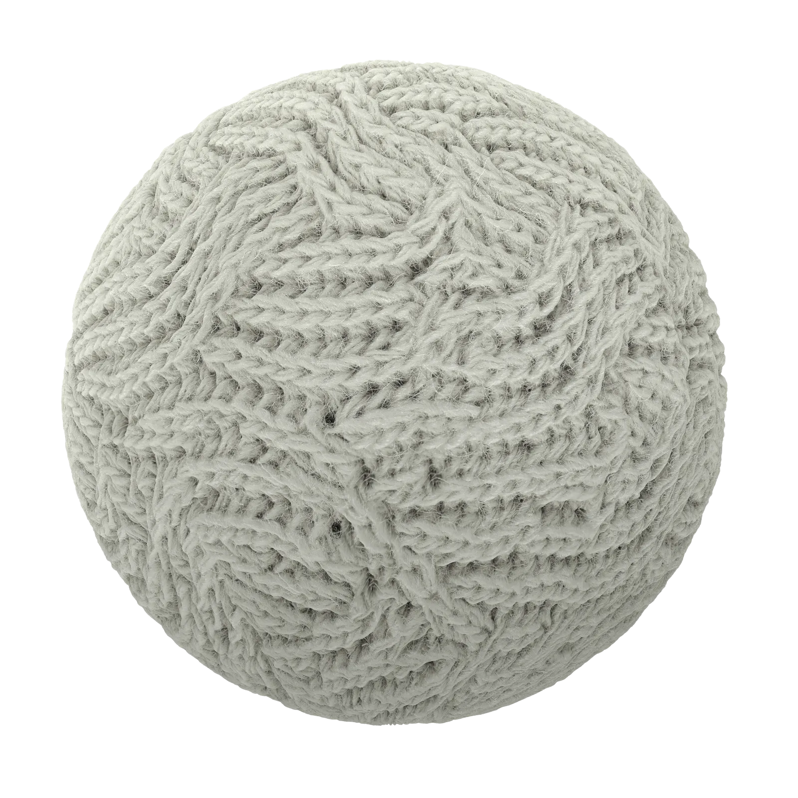 PBR CGAXIS TEXTURES – FABRICS – White Wool Fabric 01
