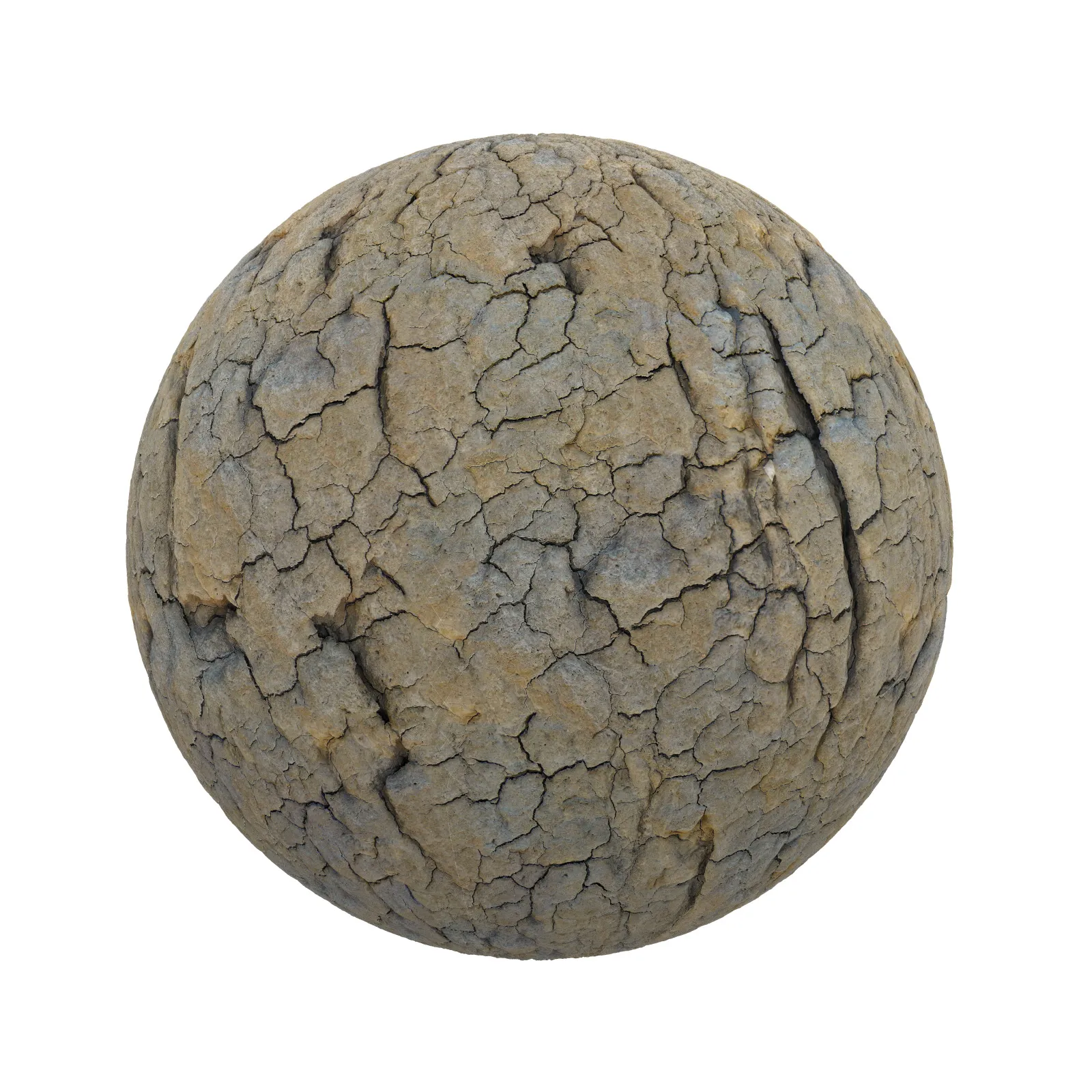 TEXTURES – STONES – CGAxis PBR Colection Vol 1 Stones – cracked dirt