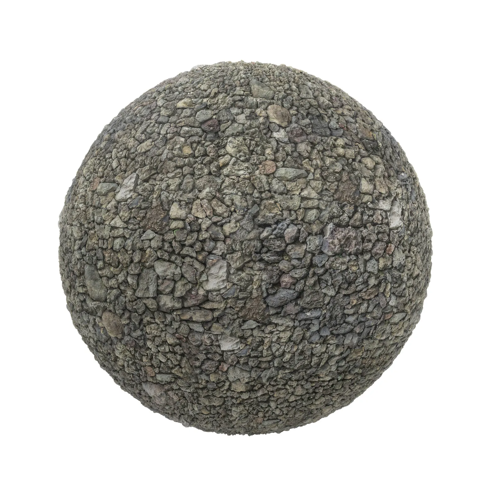 TEXTURES – STONES – CGAxis PBR Colection Vol 1 Stones – grey gravel 4
