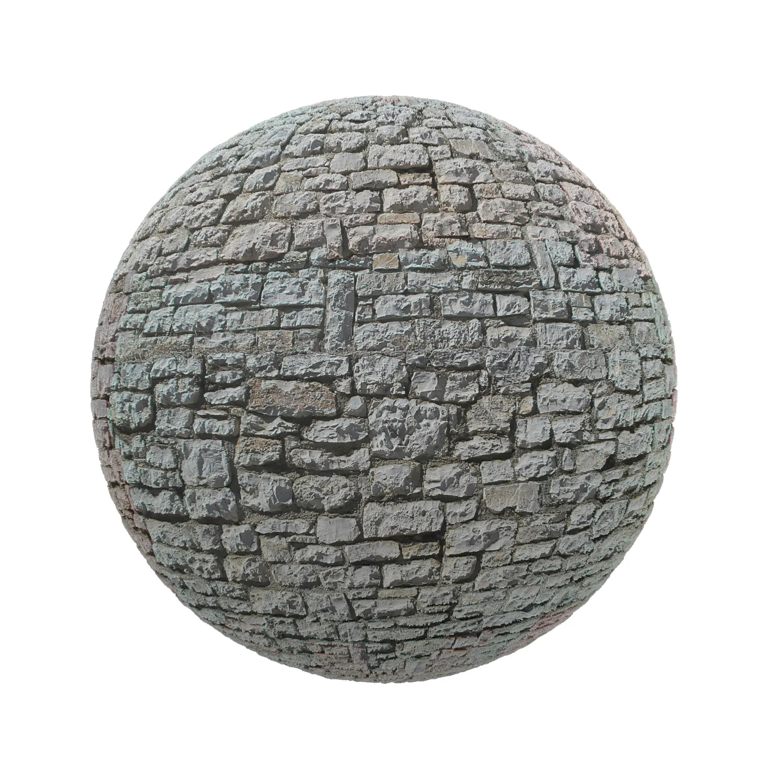 TEXTURES – STONES – CGAxis PBR Colection Vol 1 Stones – grey stone pavement