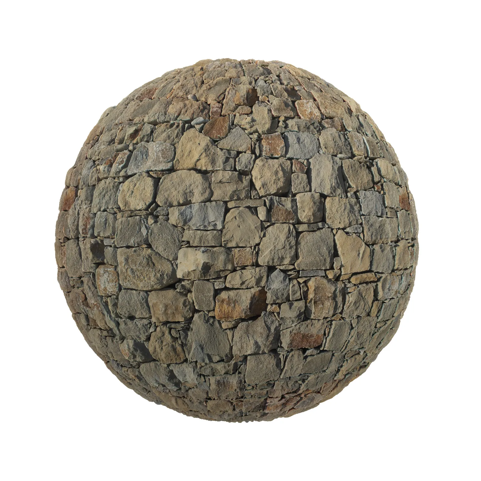 TEXTURES – STONES – CGAxis PBR Colection Vol 1 Stones – irregular stone pavement 2