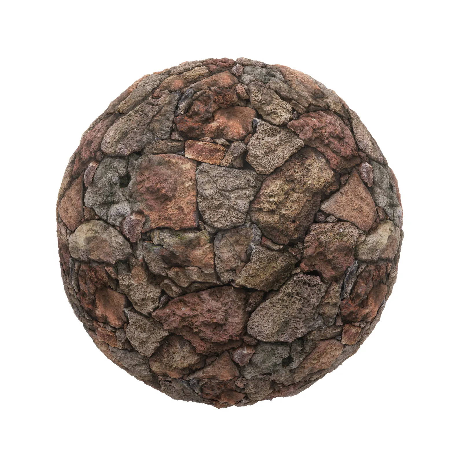 TEXTURES – STONES – CGAxis PBR Colection Vol 1 Stones – irregular stone pavement 4