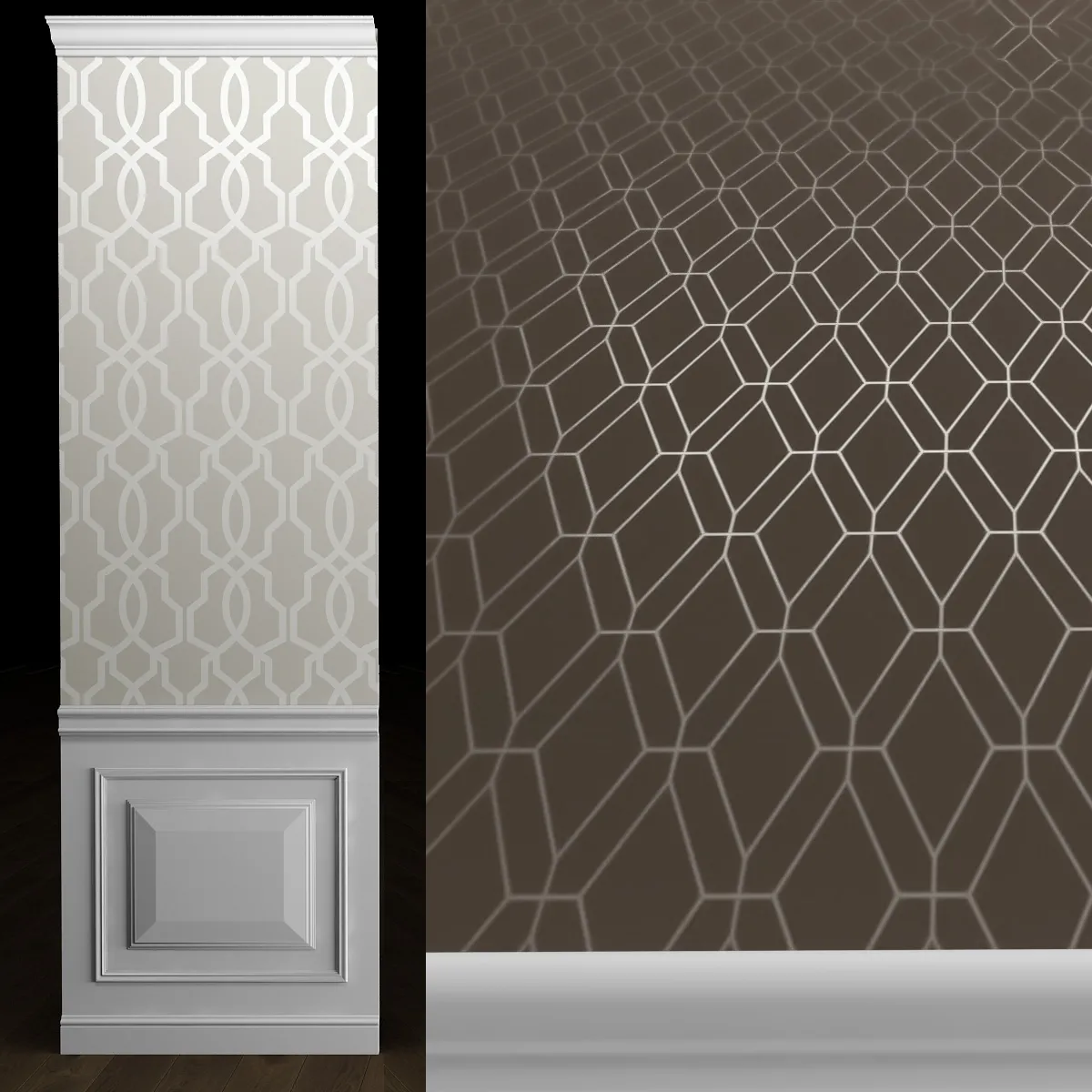 textures – York Ashford geometrics part 2 3ds Max