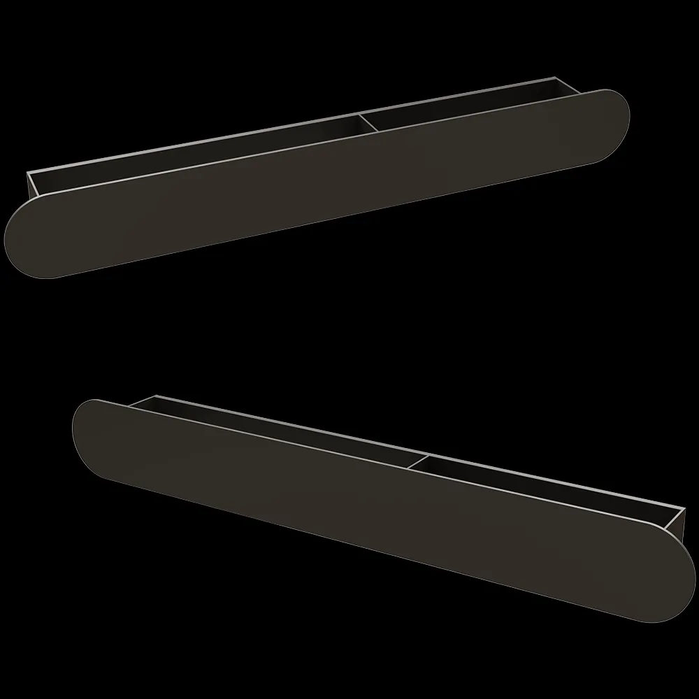 Tezza  – Shelf with bar Due Disco 3ds Max