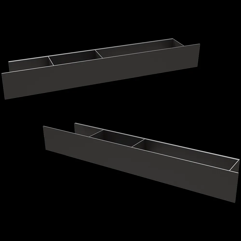 Tezza  – Storage shelf with paper holder and towel bar Tre 3ds Max