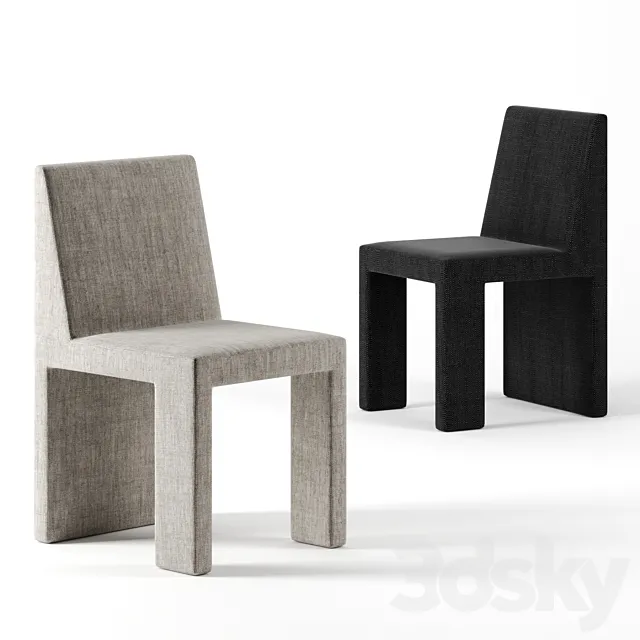 Thayer Dining Chair by Kelly Wearstler 3ds Max