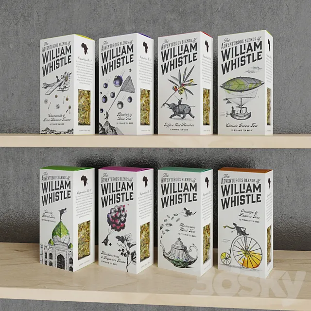 The Adventurous Blends of William Whistle 3DSMax File