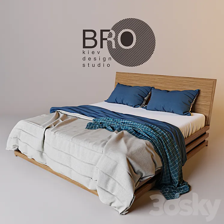 The bed of the BRO 3DS Max