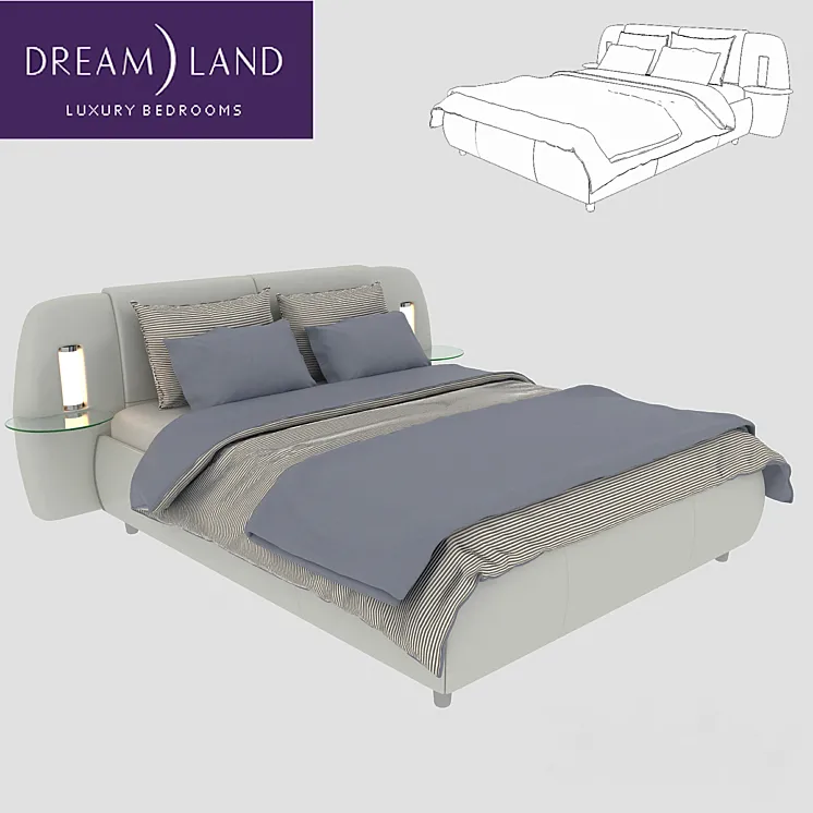The bed of the Rio Grande Dream Land 3DS Max