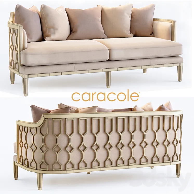 The Bee's Knees Caracole Sofa 3DS Max