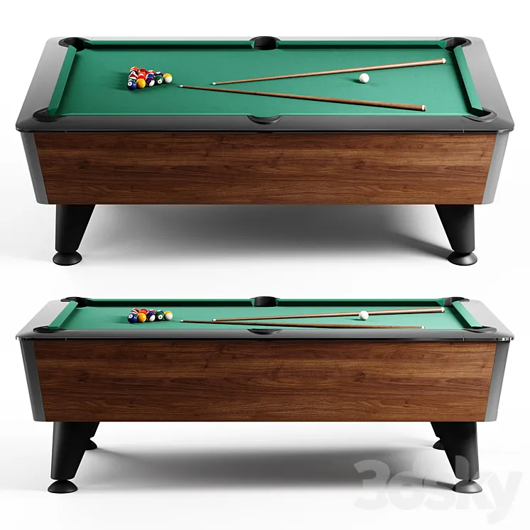 The billiard table 3DS Max Model