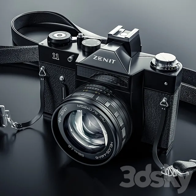 The camera “Zenit 11” 3DS Max Model