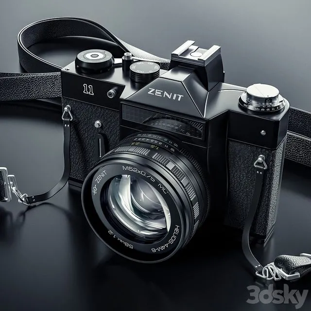 The camera Zenit 11 3dsMax Model