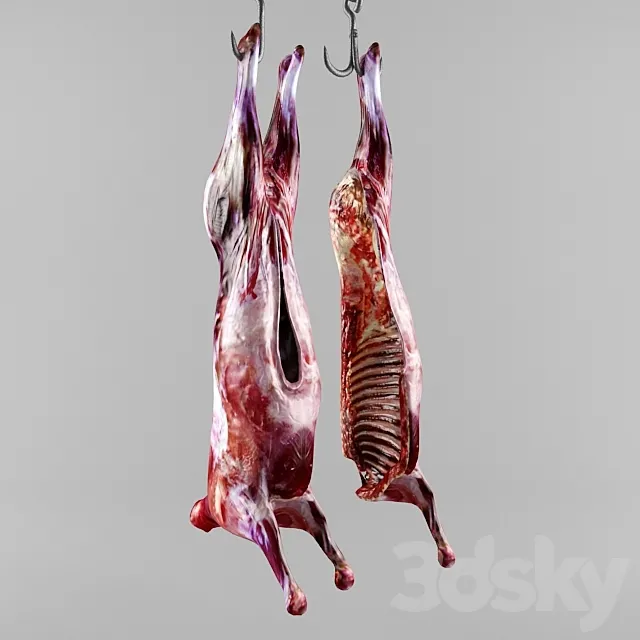 the carcass of an animal 3ds Max