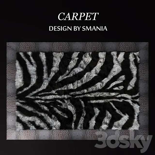 The carpet (carpet design by smania) 3DS Max Model