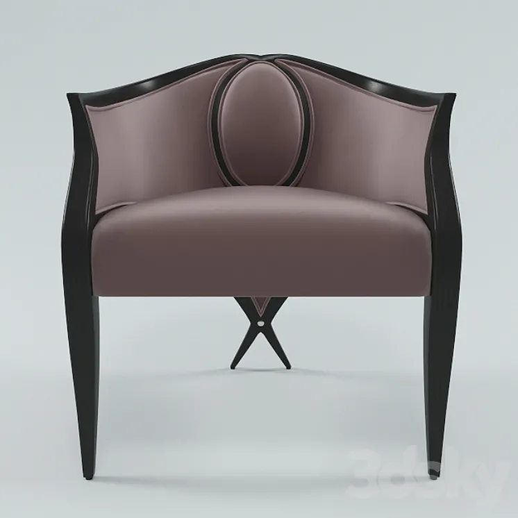 The chair of the Christopher Guy Cambre 3DS Max