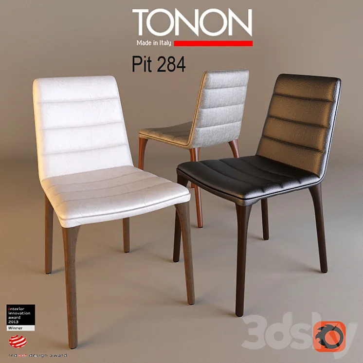 The chair Tonon PIT 284.01 Leather Tonon 3DS Max