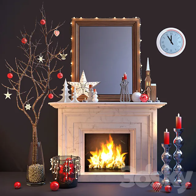 The Christmas Set 3ds Max