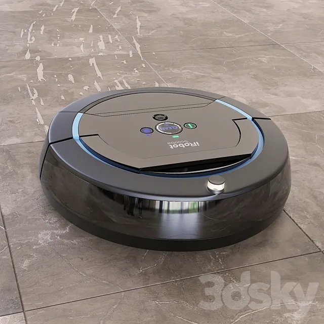 The cleaning robot vacuum cleaner iRobot Scooba 450 3DSMax File
