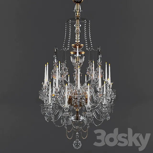 THE CLUMBER PARK CHANDELIER 3ds Max