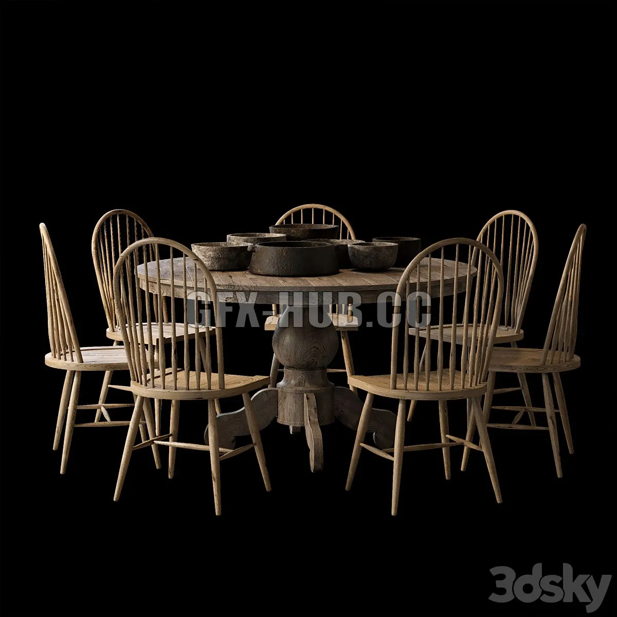 The Dinette 3dsMax Model
