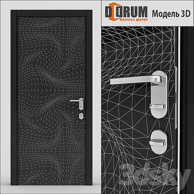 The door to the effect of 3D (Dorum) 3ds Max