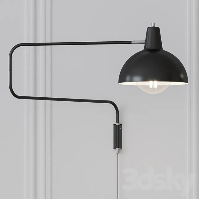 The Elbow – Wall Lamp by ANVIA 3ds Max