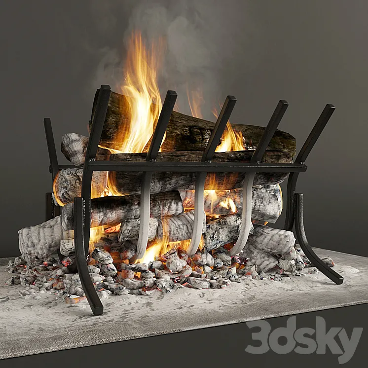 the fire 3DS Max