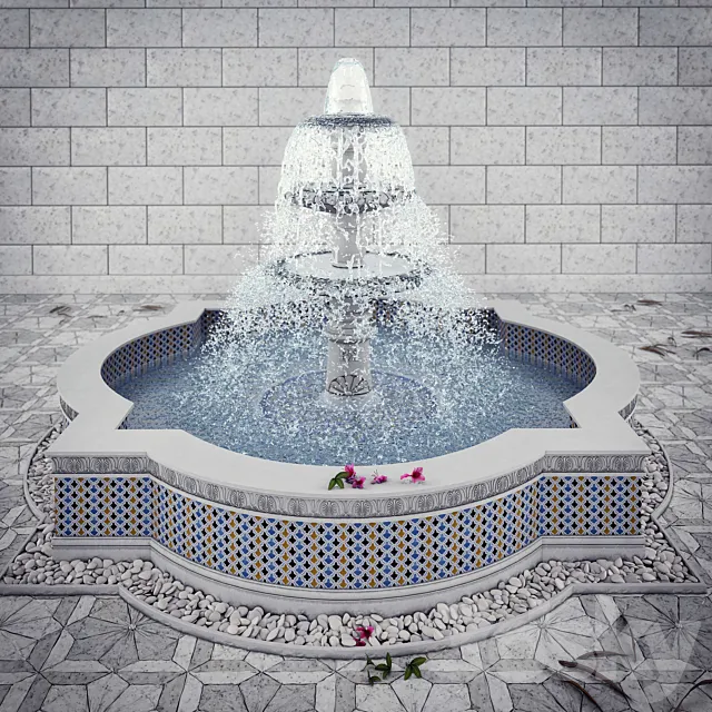 The Fountain of Bakhchisarai 3DSMax File