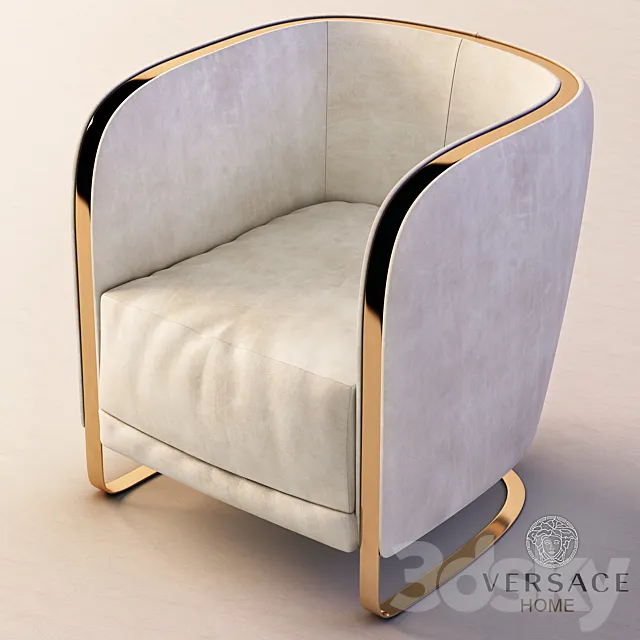 The Herald Armchair by Versace 3DS Max Model