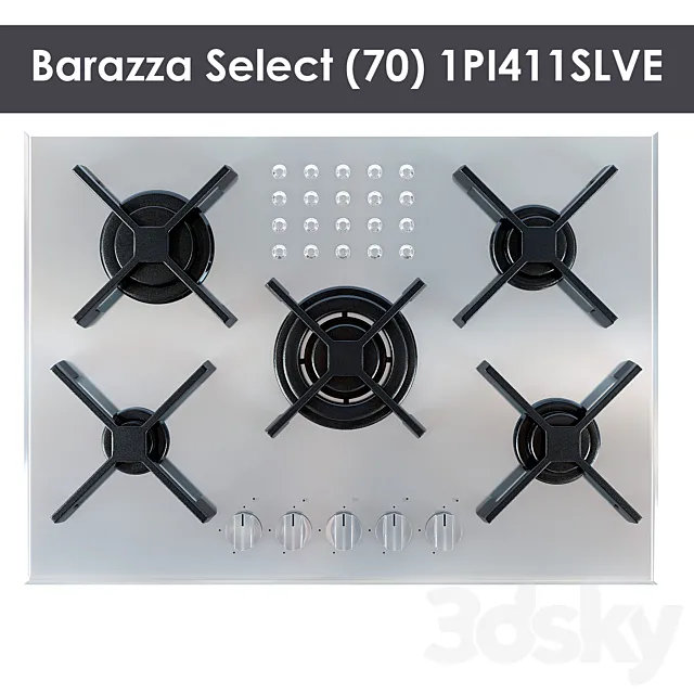 The hob Barazza Select (70) 1PI411SLVE 3DSMax File