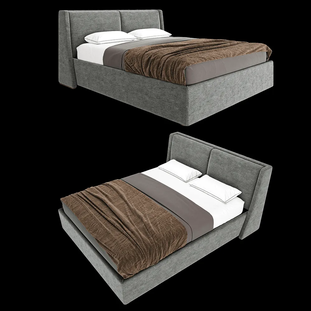 The IDEA – Bed IRIS 116 3ds Max