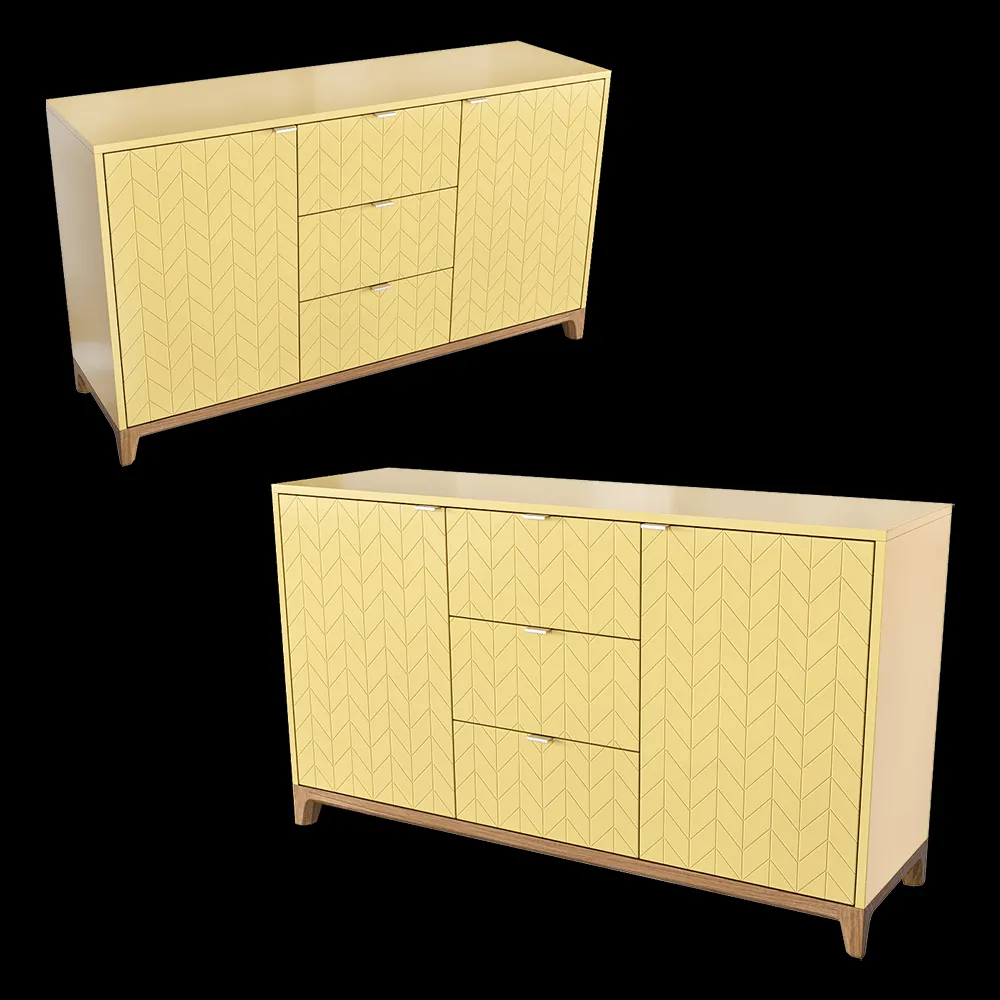 The IDEA – Chest of drawers Case 3ds Max