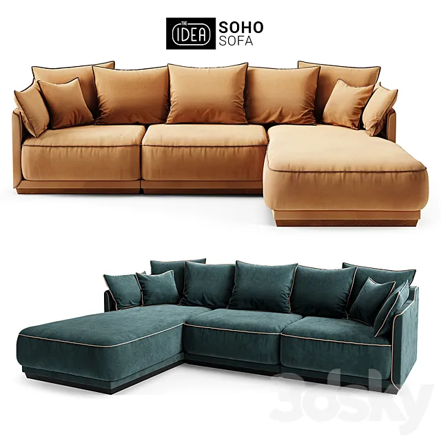 The IDEA Modular Sofa SOHO (item 803-805-814) 3ds Max