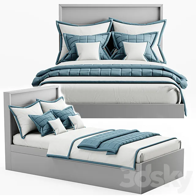 The king bed 02 3DSMax File