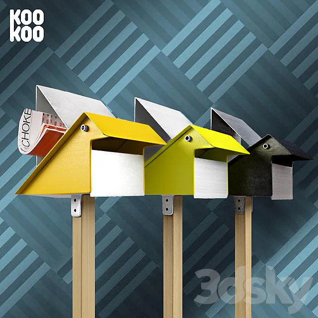 The Koo Koo Mailbox by Playso 3DS Max Model