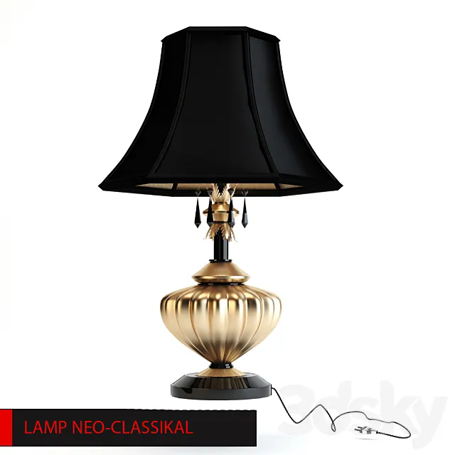 The lamp in the style of neoklasika 3DS Max Model