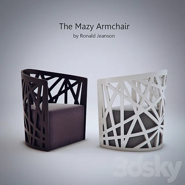 The Mazy Armchair by Ronald Jeanson 3DS Max Model